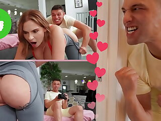 BANGBROS - Johnny Love Skylarking jokingly His Girlfriend Brandy Renee Be useful to Pelt